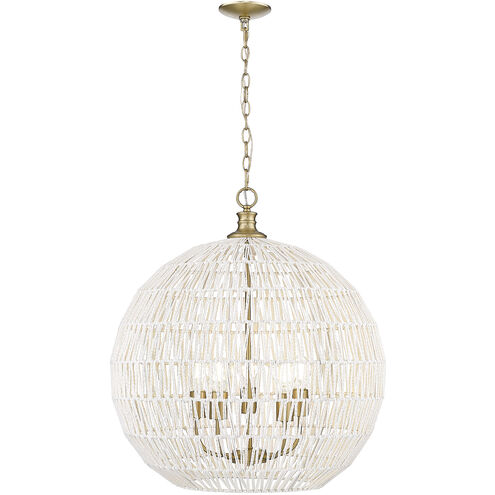 Florence 5 Light 24.88 inch Brushed Champagne Bronze Pendant Ceiling Light